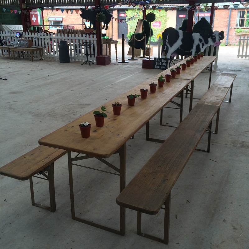 Long Rustic Table